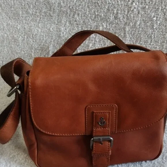 Harbour 2nd Crossbody Bag “Anchor Love” Collection Soft Cowhide Leather - Picture 6 of 10